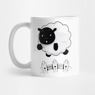 sheep jump Mug